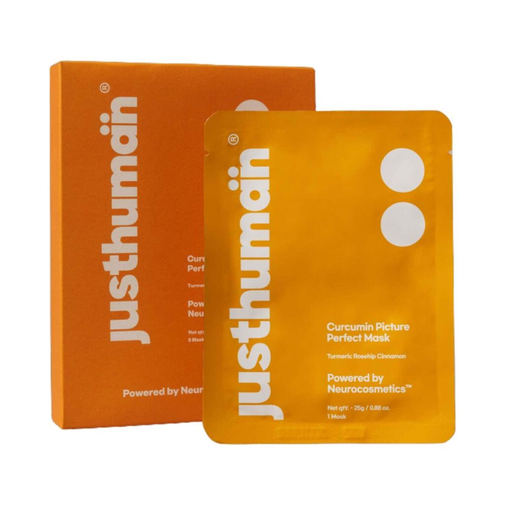 Justhuman Curcumin Picture Perfect Face Mask (5 pcs) - Justhuman