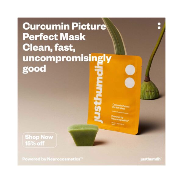Justhuman Curcumin Picture Perfect Face Mask (5 pcs) - Justhuman