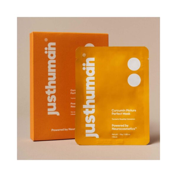 Justhuman Curcumin Picture Perfect Face Mask (5 pcs) - Justhuman