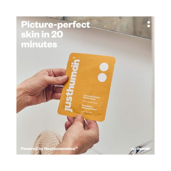 Justhuman Curcumin Picture Perfect Face Mask - Justhuman