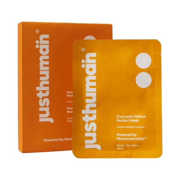 Justhuman Curcumin Picture Perfect Face Mask - Justhuman