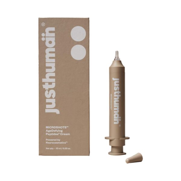 Justhuman Microshots Age Defying Peptide Cream with Peace mask (10 ml) - Justhuman