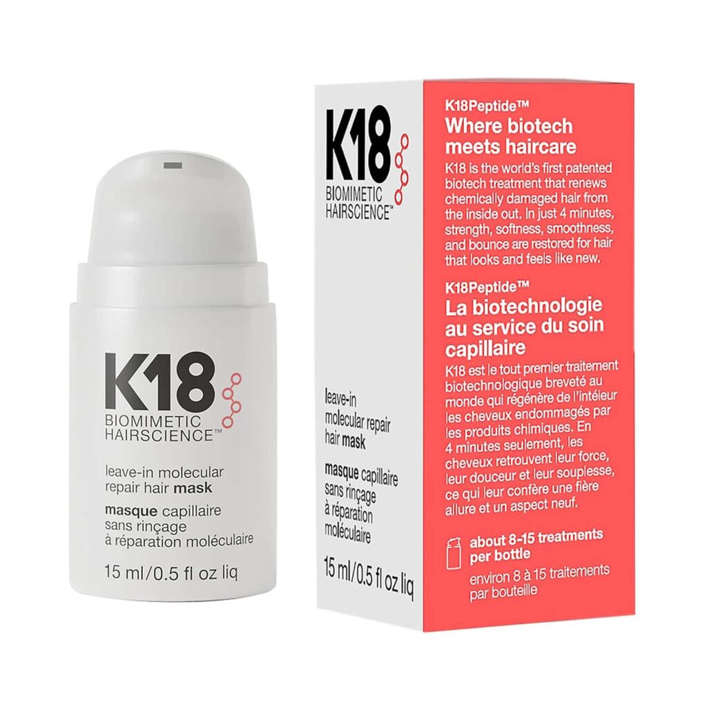 K18 Leave-In Molecular Repair Hair Mask (15 ml) - K18