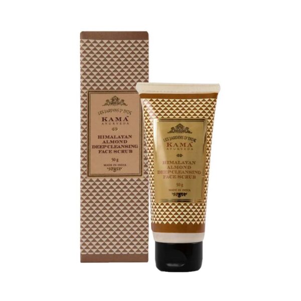 Kama Ayurveda Almond Deep Cleansing Face Scrub For Men & Himalayan Deodar Face Cleanser Combo - Kama Ayurveda