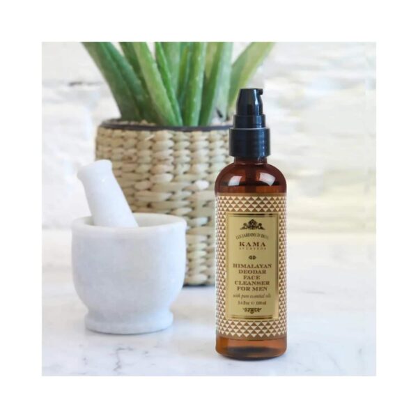 Kama Ayurveda Almond Deep Cleansing Face Scrub For Men & Himalayan Deodar Face Cleanser Combo - Kama Ayurveda