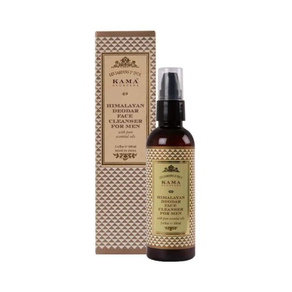 Kama Ayurveda Almond Deep Cleansing Face Scrub For Men & Himalayan Deodar Face Cleanser Combo - Kama Ayurveda