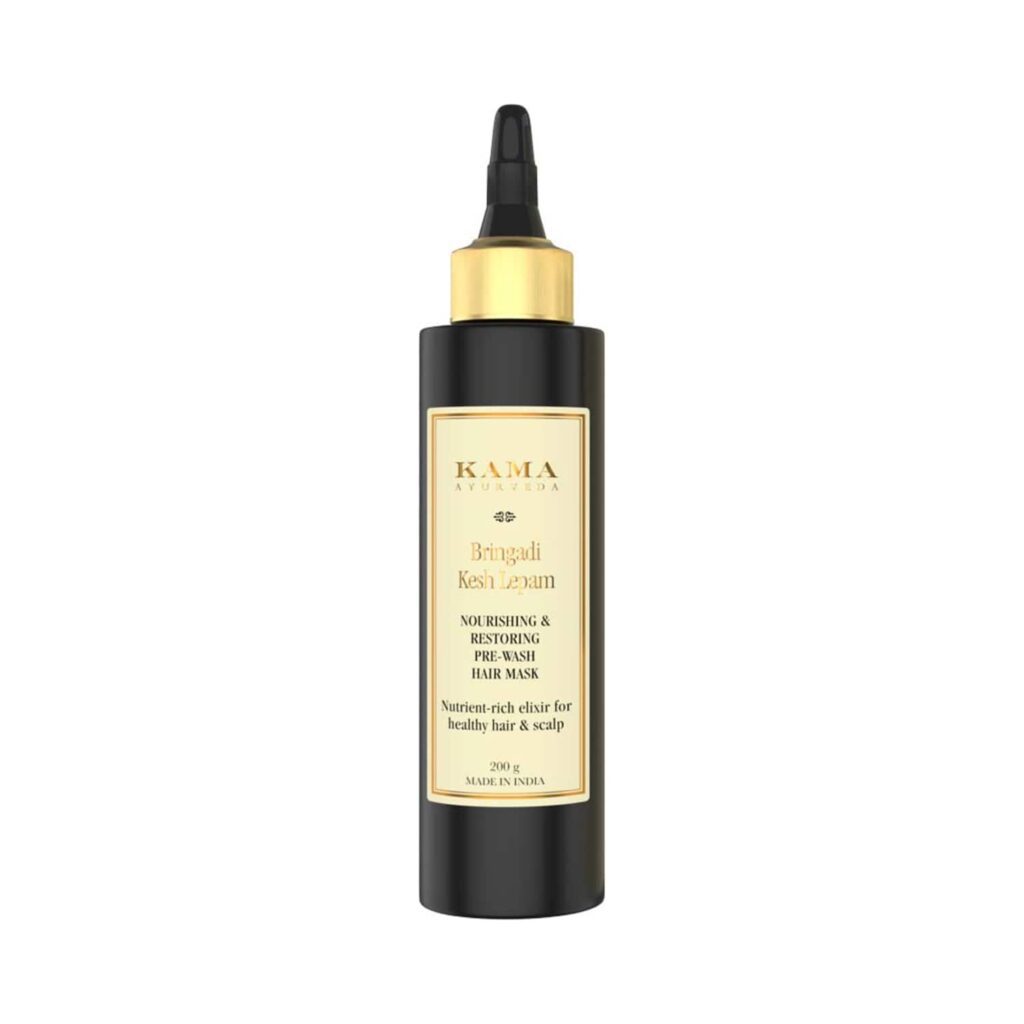 Kama Ayurveda Bringadi Kesh Lepam Nourishing & Restoring Pre-Wash Hair Mask (200g) - Kama Ayurveda