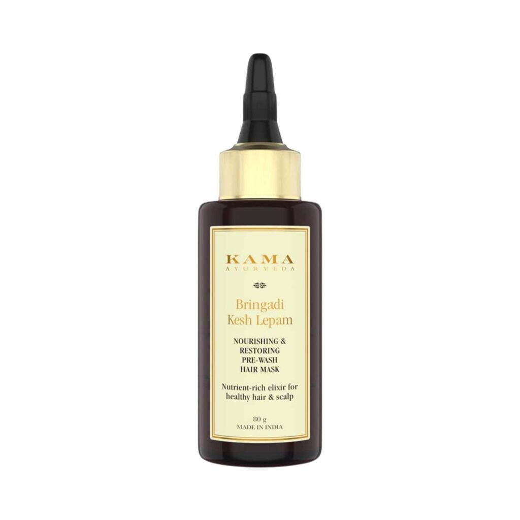 Kama Ayurveda Bringadi Kesh Lepam Nourishing & Restoring Pre-Wash Hair Mask (80g) - Kama Ayurveda