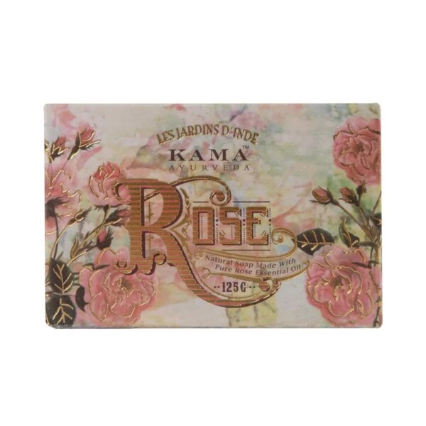 Kama Ayurveda Natural Rose Soap (125g) - Kama Ayurveda