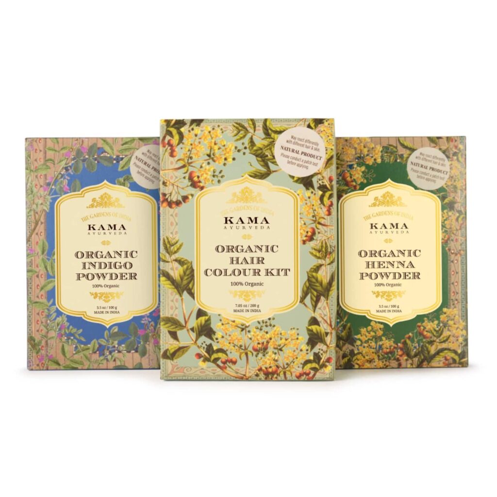 Kama Ayurveda Organic Hair Color Kit (200g) - Kama Ayurveda