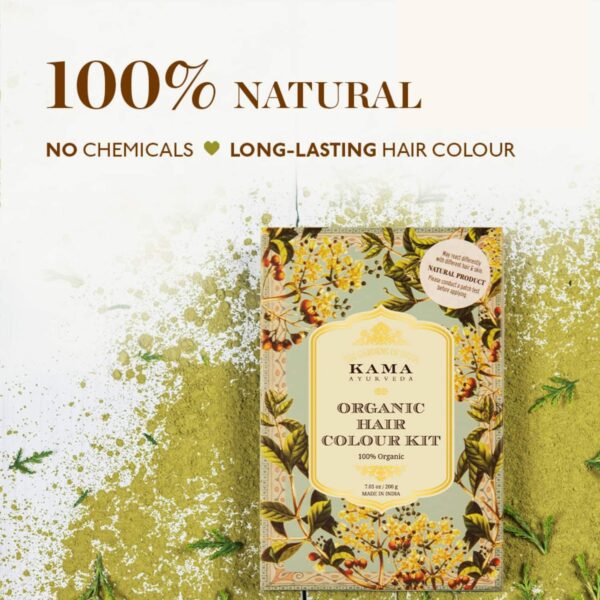 Kama Ayurveda Organic Hair Color Kit (200g) - Kama Ayurveda