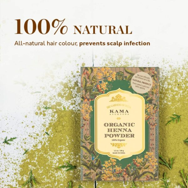 Kama Ayurveda Organic Hair Colour Combo with Henna and Indigo - Kama Ayurveda
