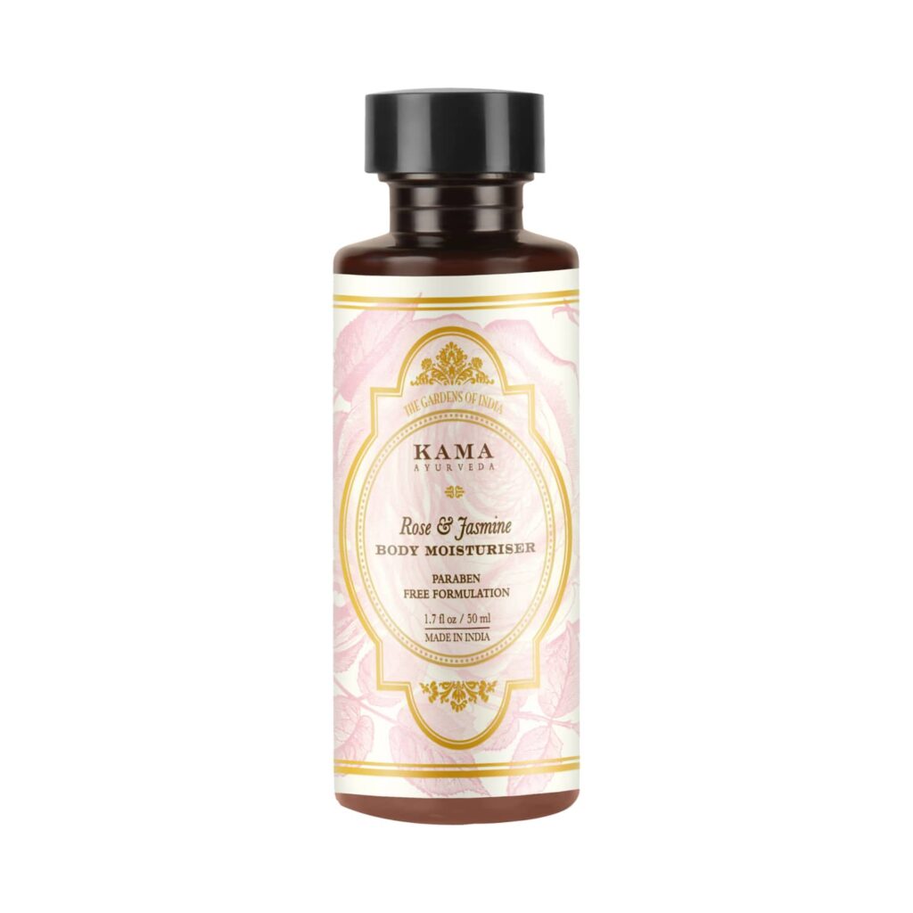 Kama Ayurveda Rose and Jasmine Body Moisturizer (50ml) - Kama Ayurveda