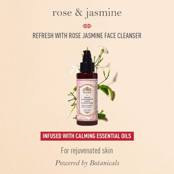 Kama Ayurveda Rose Jasmine Face Cleanser (50ml) - Kama Ayurveda