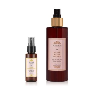 Kama Ayurveda Rose water Full Size & Mini Combo - Kama Ayurveda