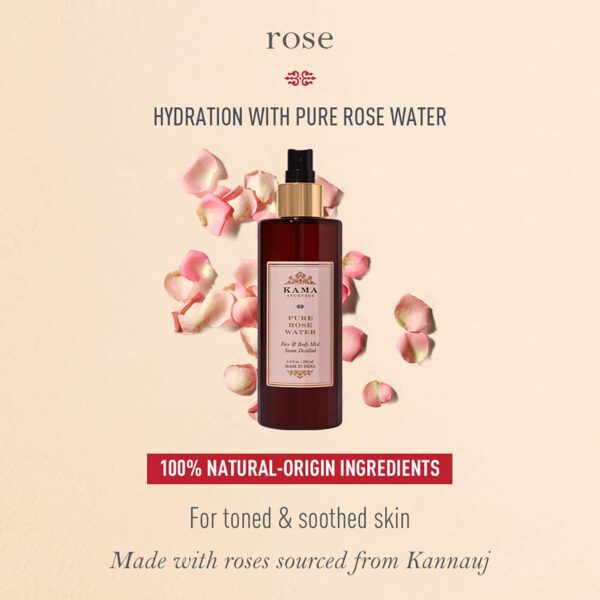 Kama Ayurveda Rose water Full Size & Mini Combo - Kama Ayurveda