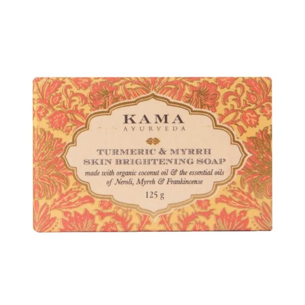 Kama Ayurveda Turmeric And Myrrh Skin Brightening Soap (125g) - Kama Ayurveda