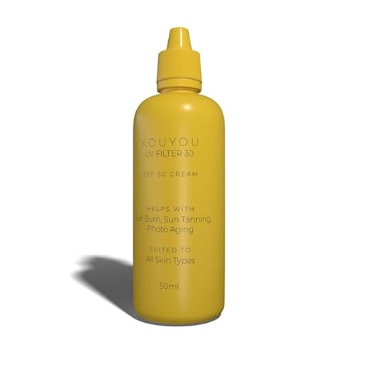 Kanpeki Kouyou UVF Filter Sunscreen SPF 30 for Protection Against Sun Burn & Tanning | Lightweight Broad-Spectrum PA ++ with No White Cast | Suitable for All Skin Type 50ml