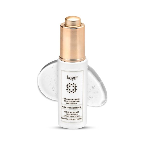 Kaya 10% Niacinamide + 1% Azeloglycina Serum | Zinc PCA, Vitamin E | Dermatologist-Developed | 22 Years Expertise | Acne Mark Corrector, Pore Refiner, Oil Control | 30ml