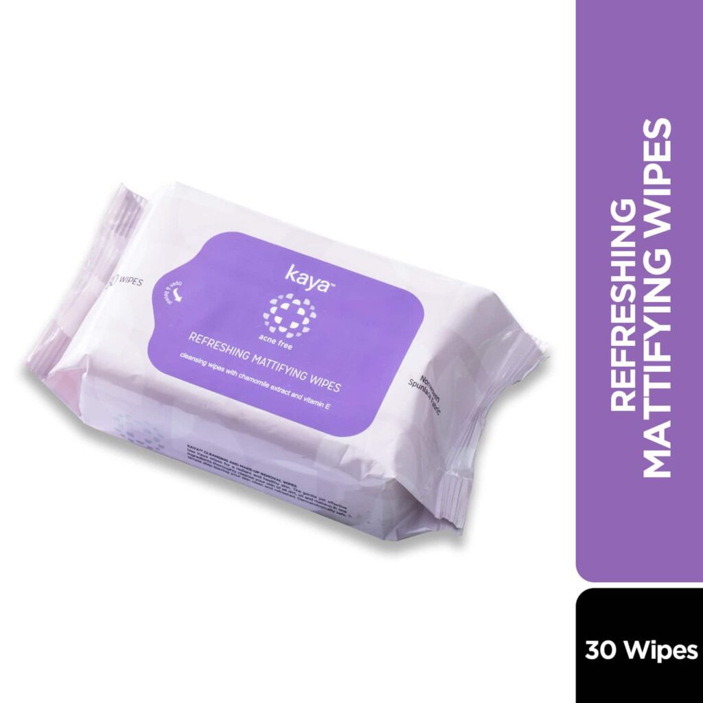 KAYA Refreshing Mattifying Wipes - (30 Piece) - KAYA