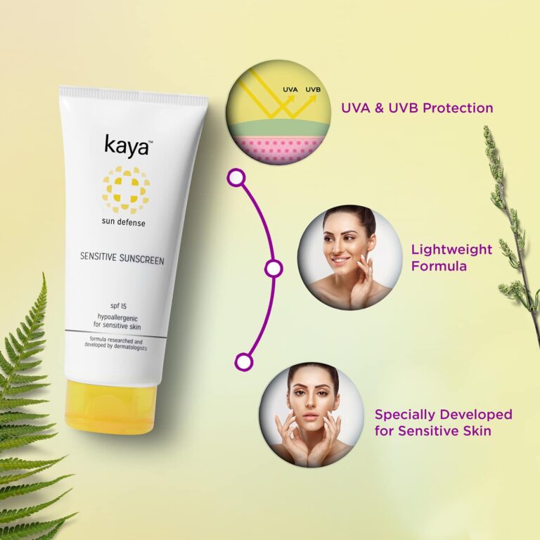 KAYA Sun Defense Sensitive Sunscreen SPF 15 - (75ml) - KAYA