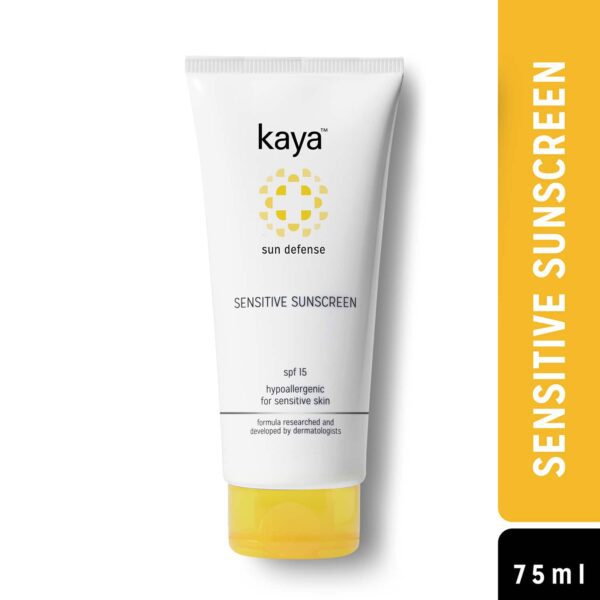 KAYA Sun Defense Sensitive Sunscreen SPF 15 - (75ml) - KAYA