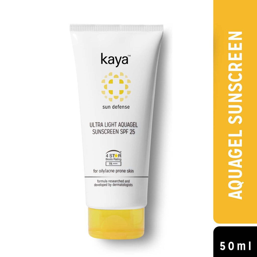 KAYA Sun Defense Ultra Light Aquagel Sunscreen SPF 25 - (50ml) - KAYA