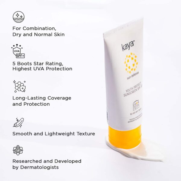 KAYA Sun Defense Youth Protect Sunscreen SPF 50 - (50ml) - KAYA