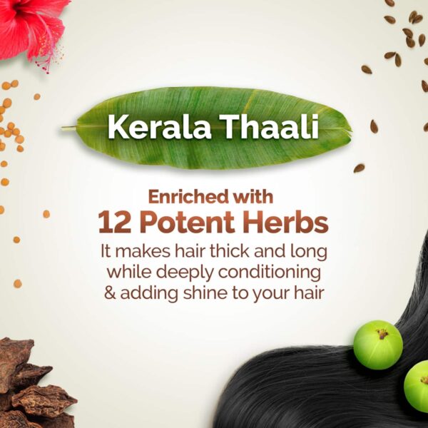 Kerala Thaali Conditioner Hibiscus Amla Reetha & Methi Dana for Smooth Thick & Long Hair (250 ml) - Mamaearth