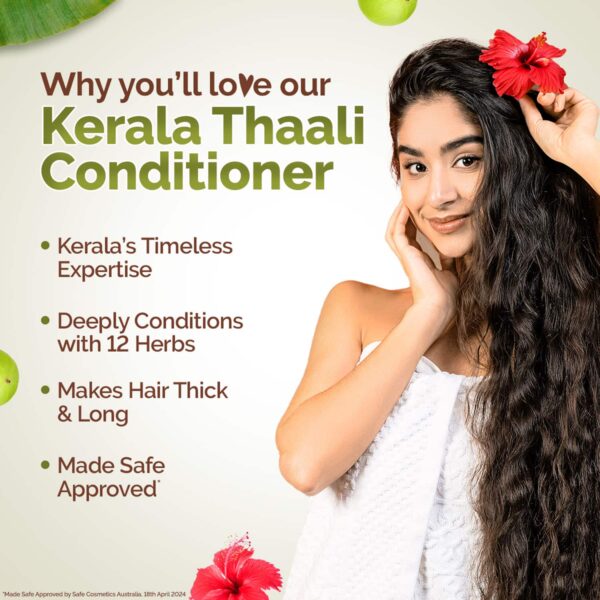 Kerala Thaali Conditioner Hibiscus Amla Reetha & Methi Dana for Smooth Thick & Long Hair (250 ml) - Mamaearth