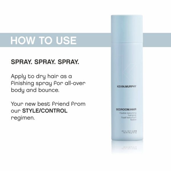 Kevin Murphy Bedroom Flexible Texturising Hair Spray Hair Perms & Texturizers (250 ml) - Kevin Murphy