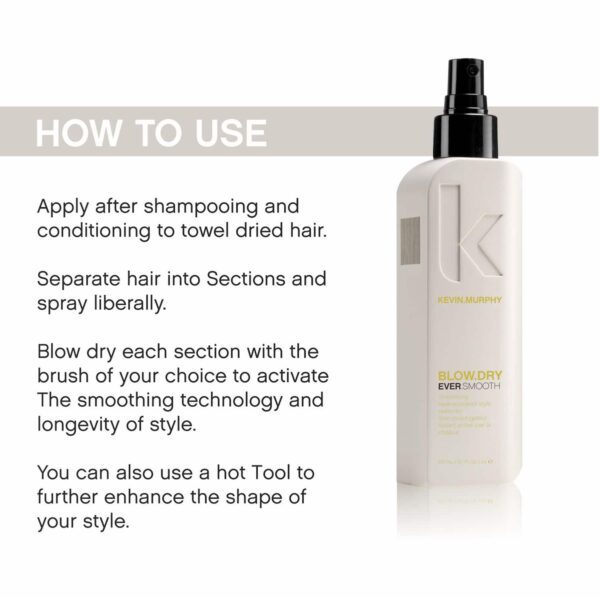 Kevin Murphy Blow Dry Ever Smooth Heat Activated Style Extender (150ml) - Kevin Murphy