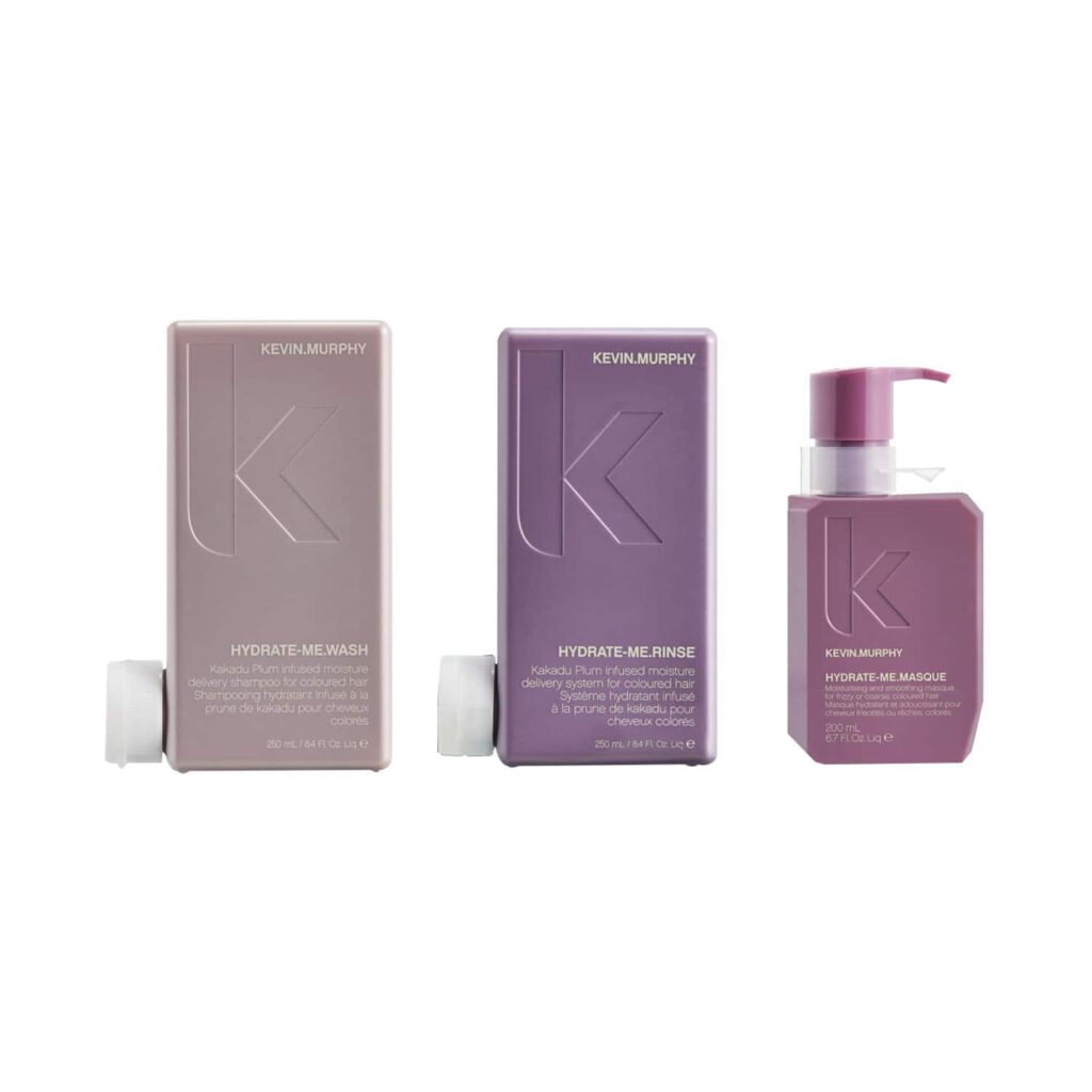 Kevin Murphy Hydrate-Me Wash, Hydrate-Me Rinse, and Hydrate-Me Masque Hydration Deluxe Trio - Kevin Murphy