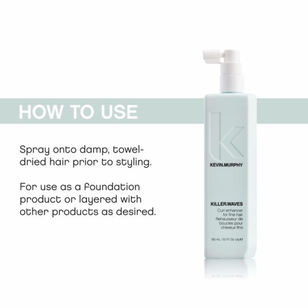 Kevin Murphy Killer Waves Curl Enhancer For Fine Hair (150ml) - Kevin Murphy