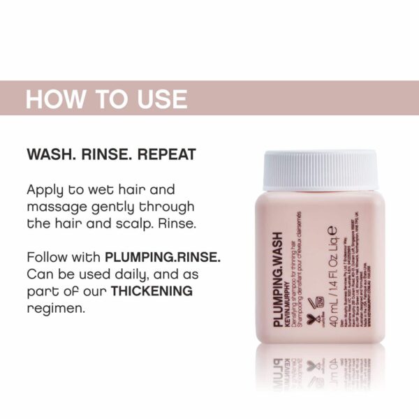 Kevin Murphy Plumping Wash Densifying Shampoo (40ml) - Kevin Murphy