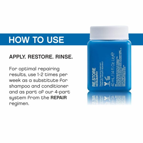 Kevin Murphy Re-Store Repairing Cleansing Treatment (40ml) - Kevin Murphy