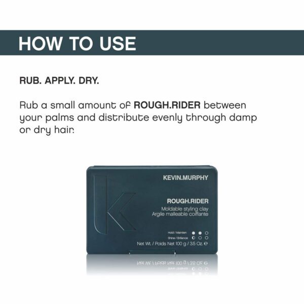 Kevin Murphy Rough Rider Strong Hold Matte Clay (100g) - Kevin Murphy