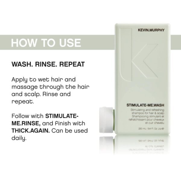 Kevin Murphy Stimulate-Me Wash Stimulating And Refreshing Shampoo (250ml) - Kevin Murphy