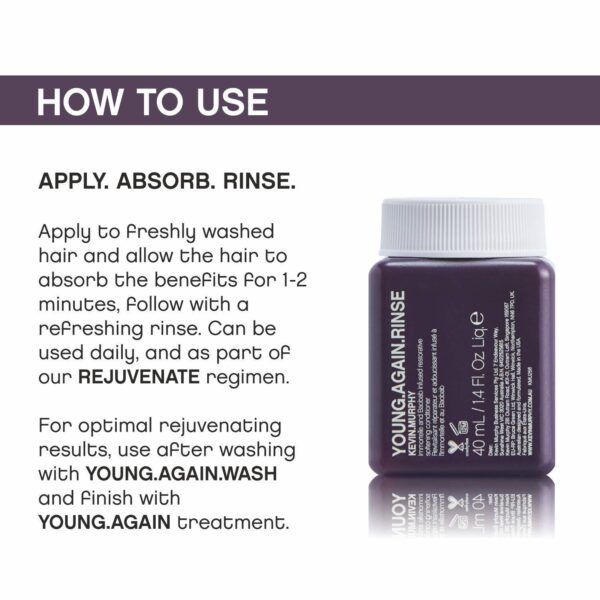 Kevin Murphy Young Again Rinse Softening Conditioner (40ml) - Kevin Murphy