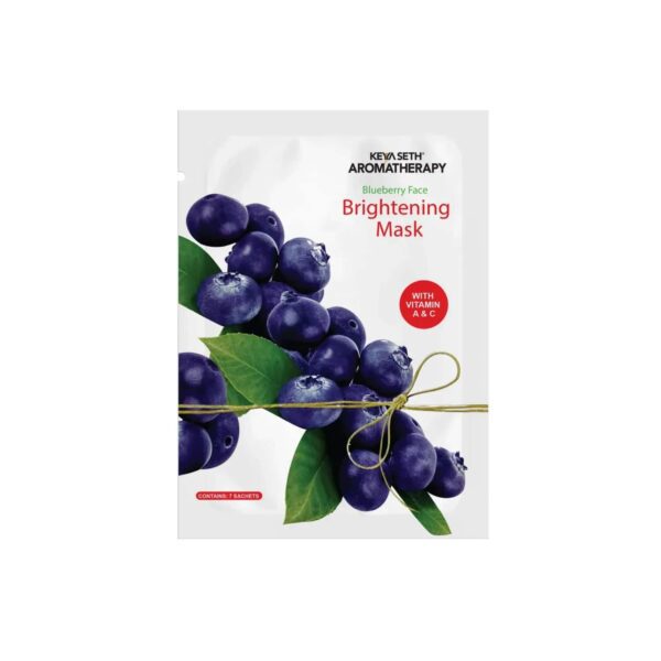 Keya Seth Aromatherapy Blueberry Face Brightening Sheet Mask (30ml) - Keya Seth Aromatherapy