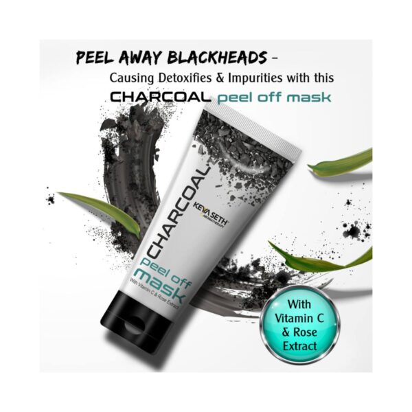 Keya Seth Aromatherapy Charcoal Peel off Mask (50ml) - Keya Seth Aromatherapy