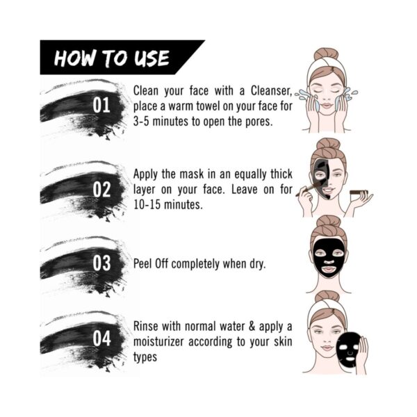 Keya Seth Aromatherapy Charcoal Peel off Mask (50ml) - Keya Seth Aromatherapy