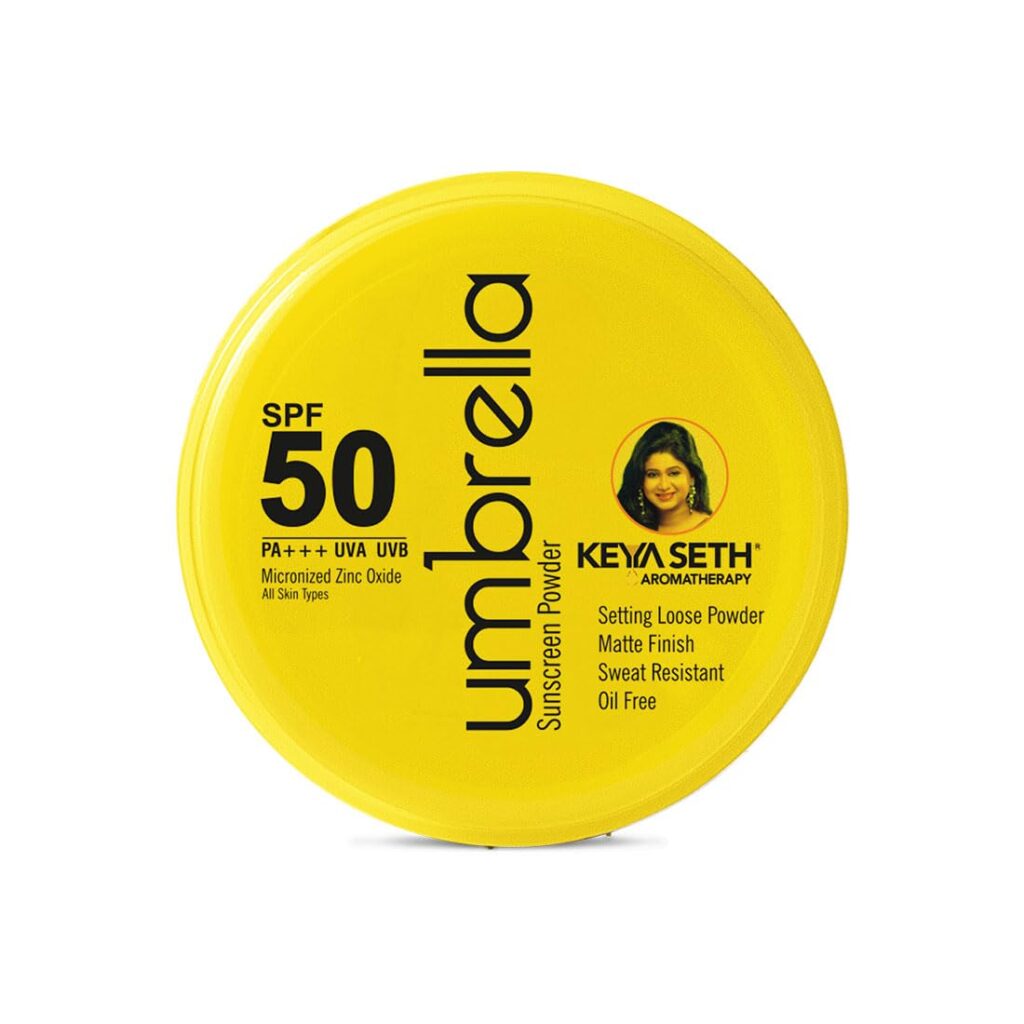 KEYA SETH AROMATHERAPY, DEVICE OF DROP Umbrella Sunscreen Powder SPF 50 & PA+++ 50g