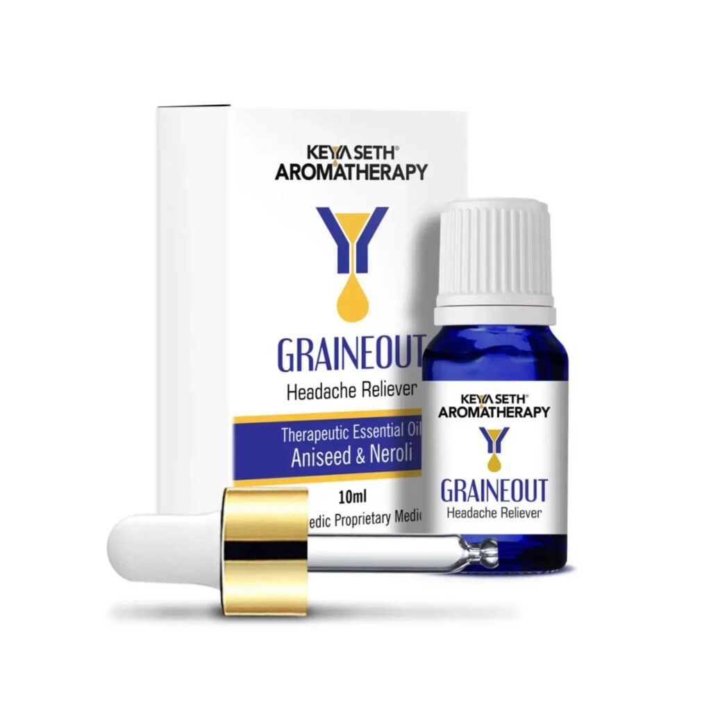 Keya Seth Aromatherapy Graine Out Headache Reliever Essential Oil (10ml) - Keya Seth Aromatherapy