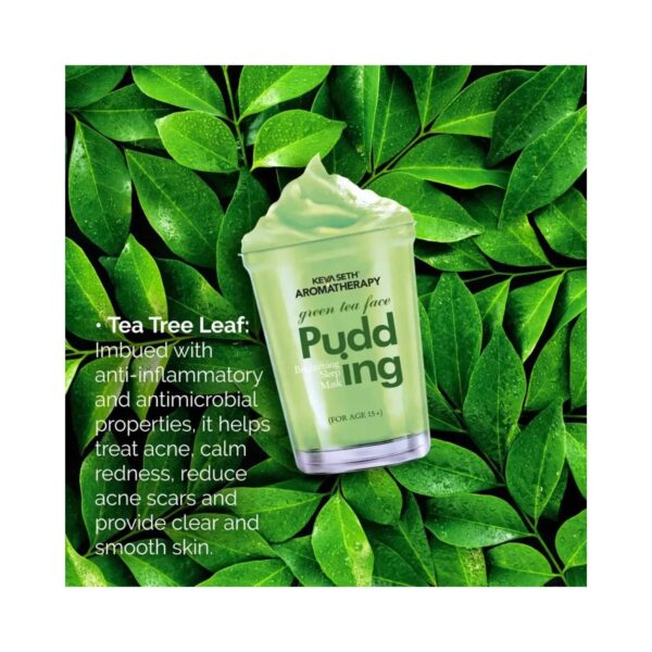 Keya Seth Aromatherapy Green Tea Face Pudding Brightening Sleeping Mask (100g) - Keya Seth Aromatherapy