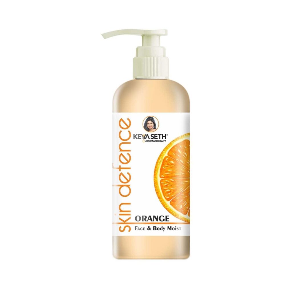 Keya Seth Aromatherapy Skin Defence Orange Face & Body Lotion (400ml) - Keya Seth Aromatherapy