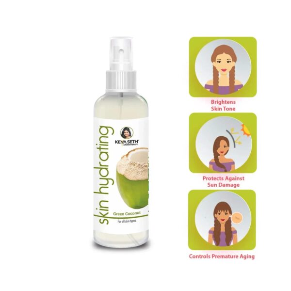Keya Seth Aromatherapy Skin Hydrating Green Coconut Toner (200ml) - Keya Seth Aromatherapy