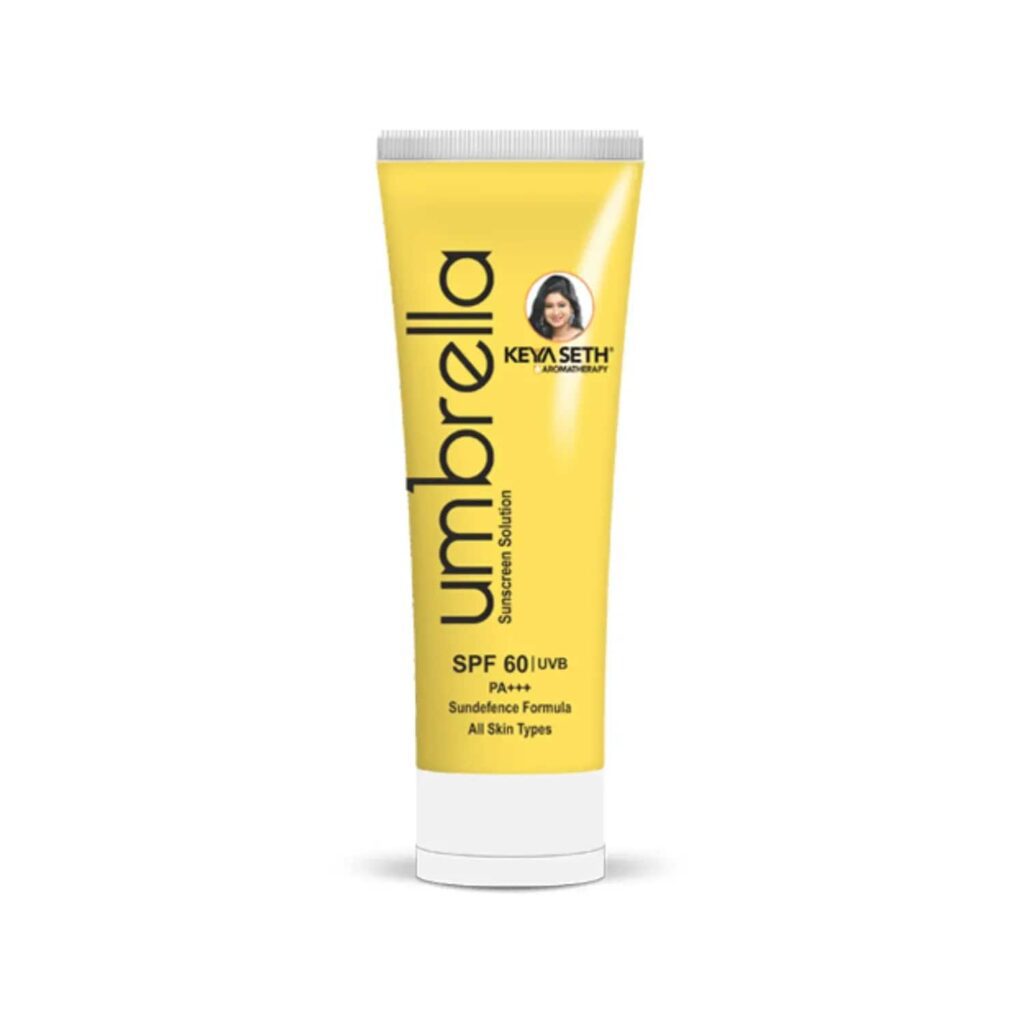 Keya Seth Aromatherapy Umbrella Sunscreen Solution SPF 60 (100ml) - Keya Seth Aromatherapy