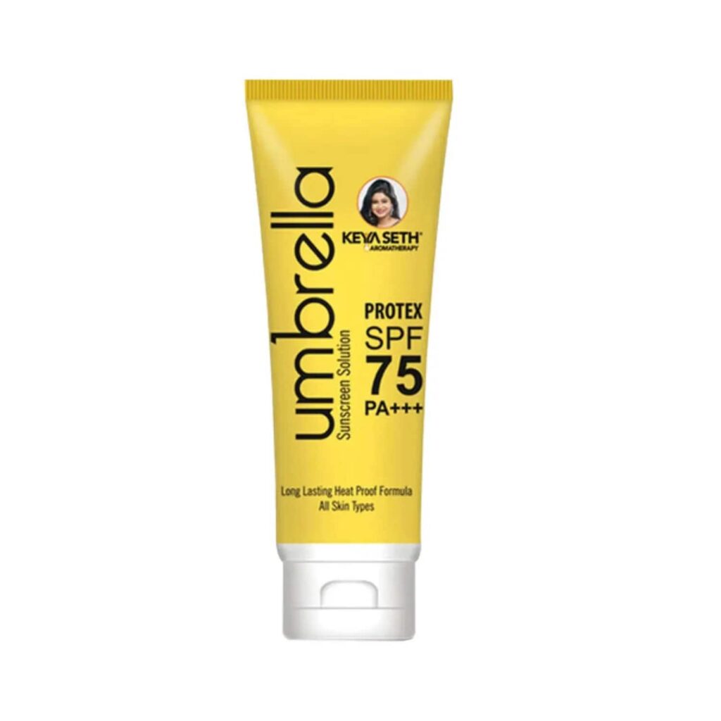 Keya Seth Aromatherapy Umbrella Sunscreen Solution SPF 75 (100ml) - Keya Seth Aromatherapy
