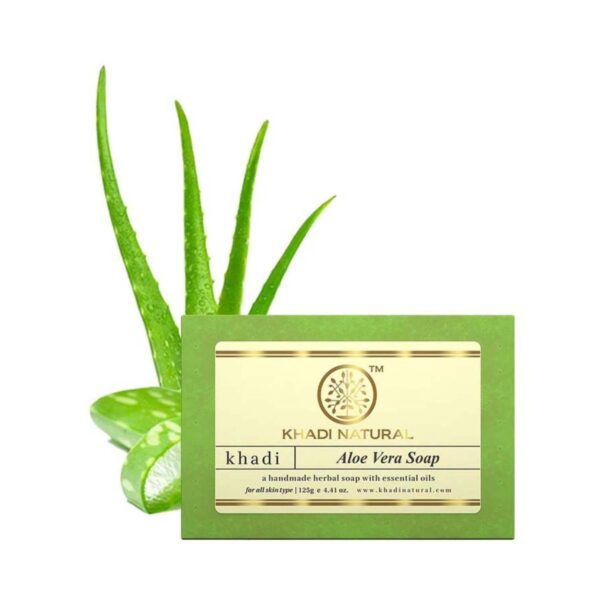 Khadi Natural Aloe Vera Soap (125 g) - Khadi Natural